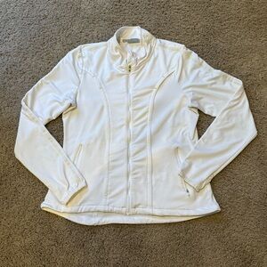 Athleta Women's White Athletic Jacket size large